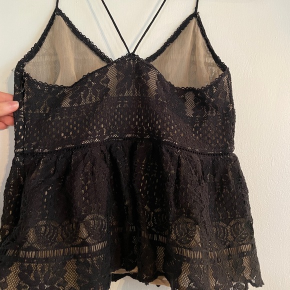 All Saints Lace Crop Top - Picture 3 of 5